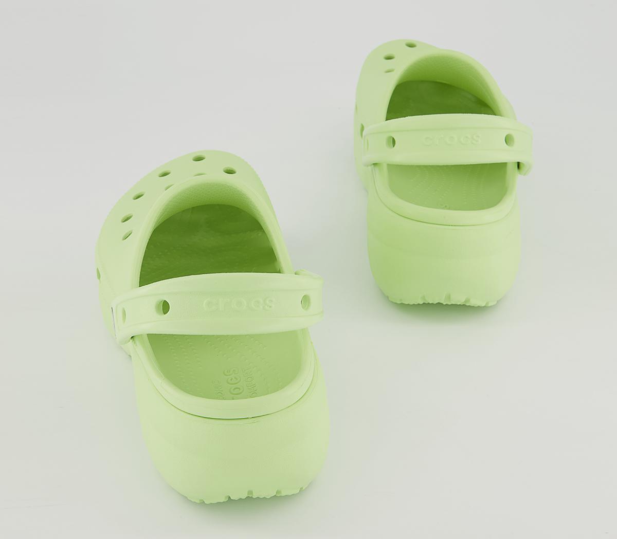 Crocs Platform Clogs Crocs Platform Clogs Celery