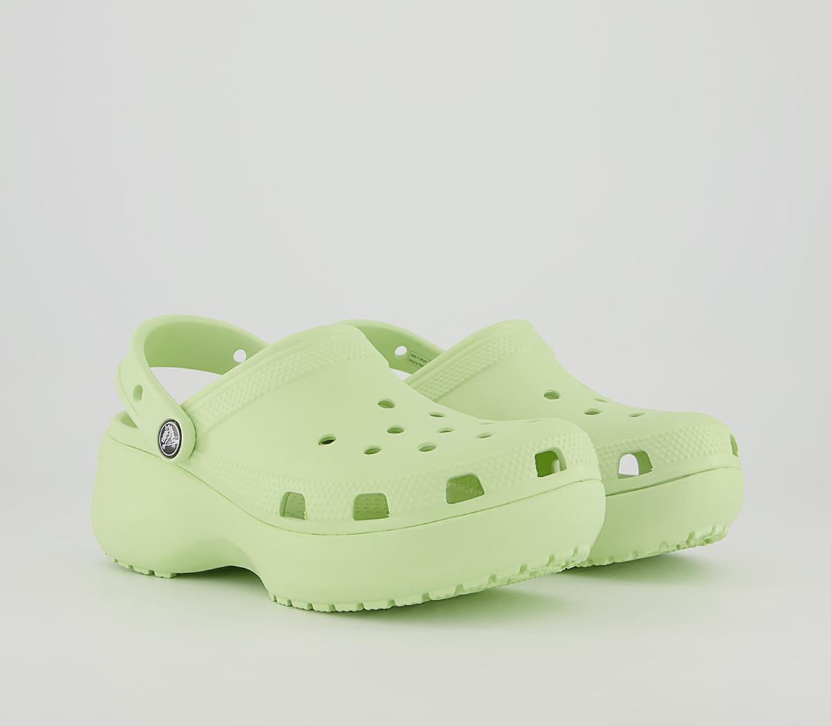 Crocs Platform Clogs Crocs Platform Clogs Celery