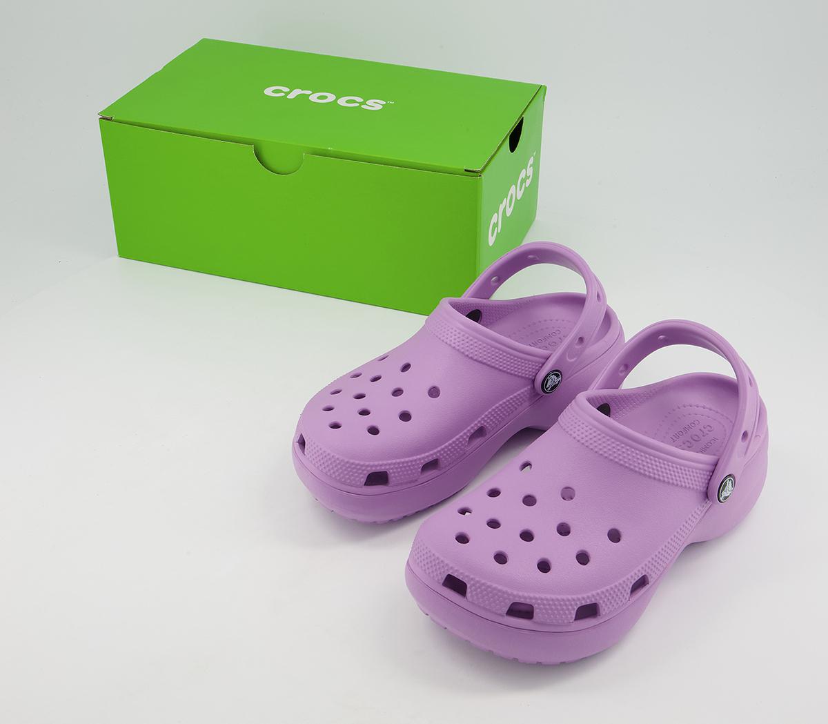 CrocsPlatform ClogsOrchid