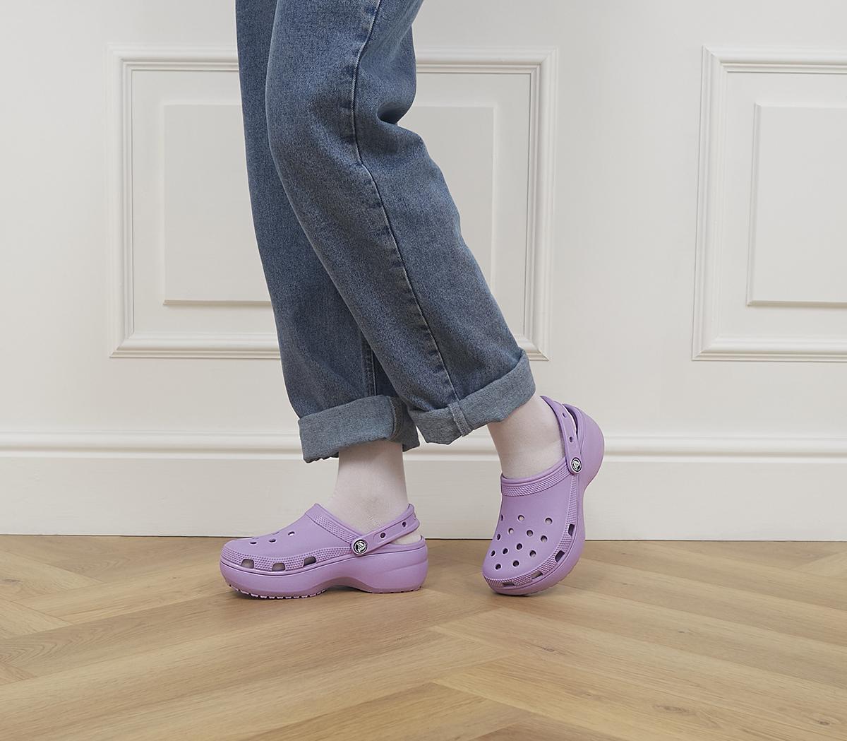 Platform clogs hot sale crocs