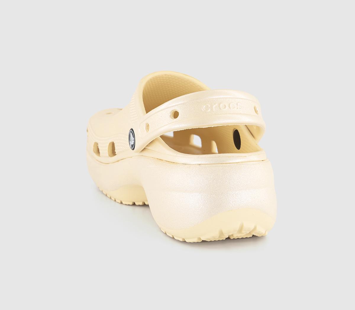 CrocsPlatform ClogsVanilla Shimmer