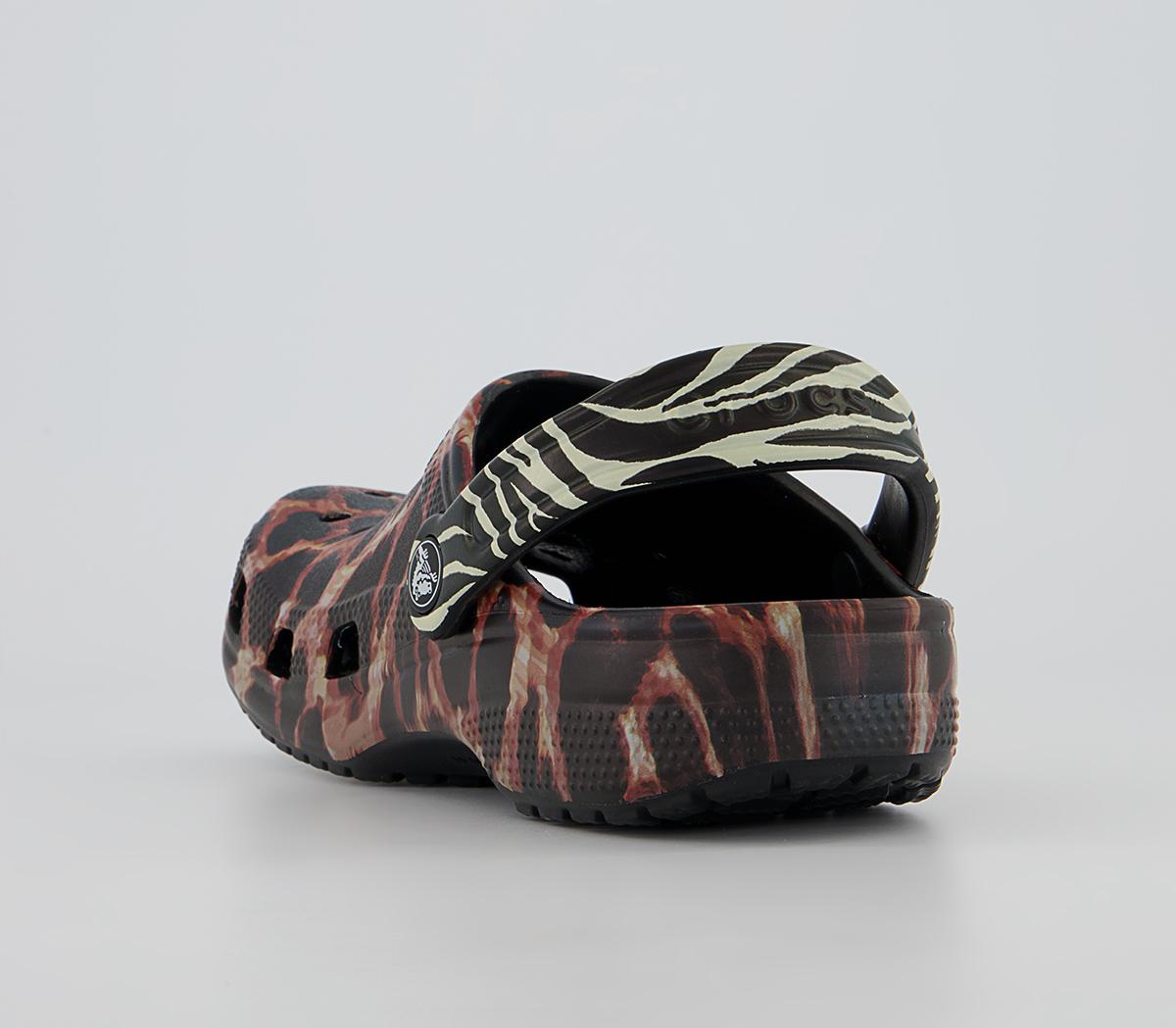 Crocs Classic Clogs Crocs Classic Clogs Black Leopard