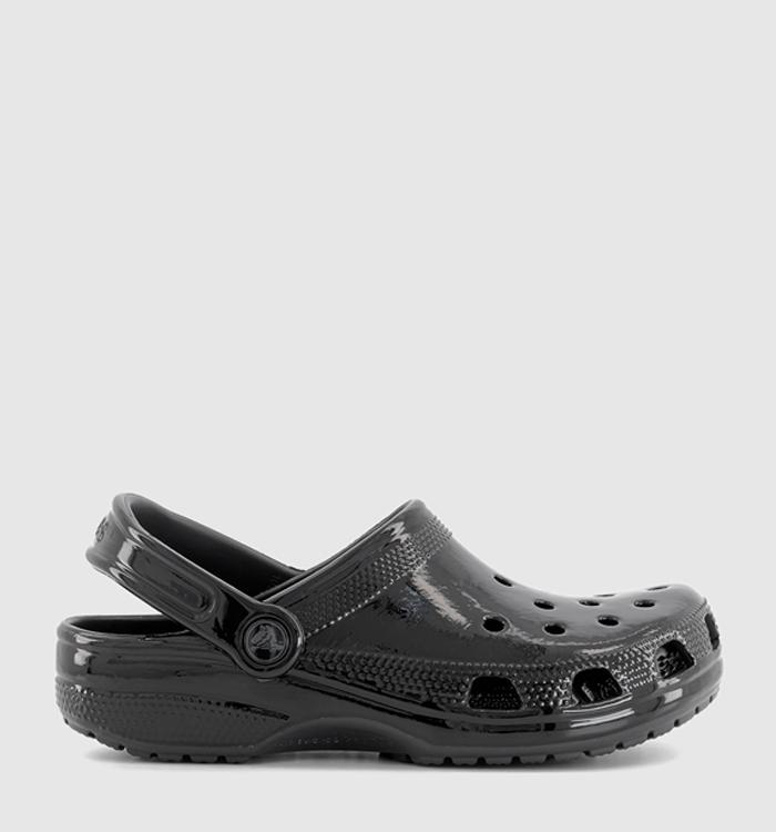 Crocs Classic Clogs High Shine Black
