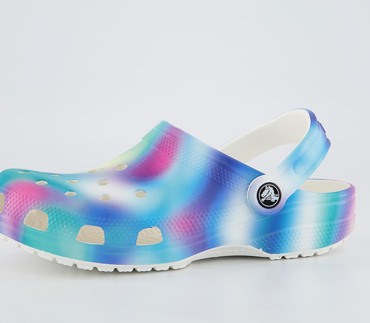 Crocs Classic Clogs Crocs Classic Clogs White Multi Solarized