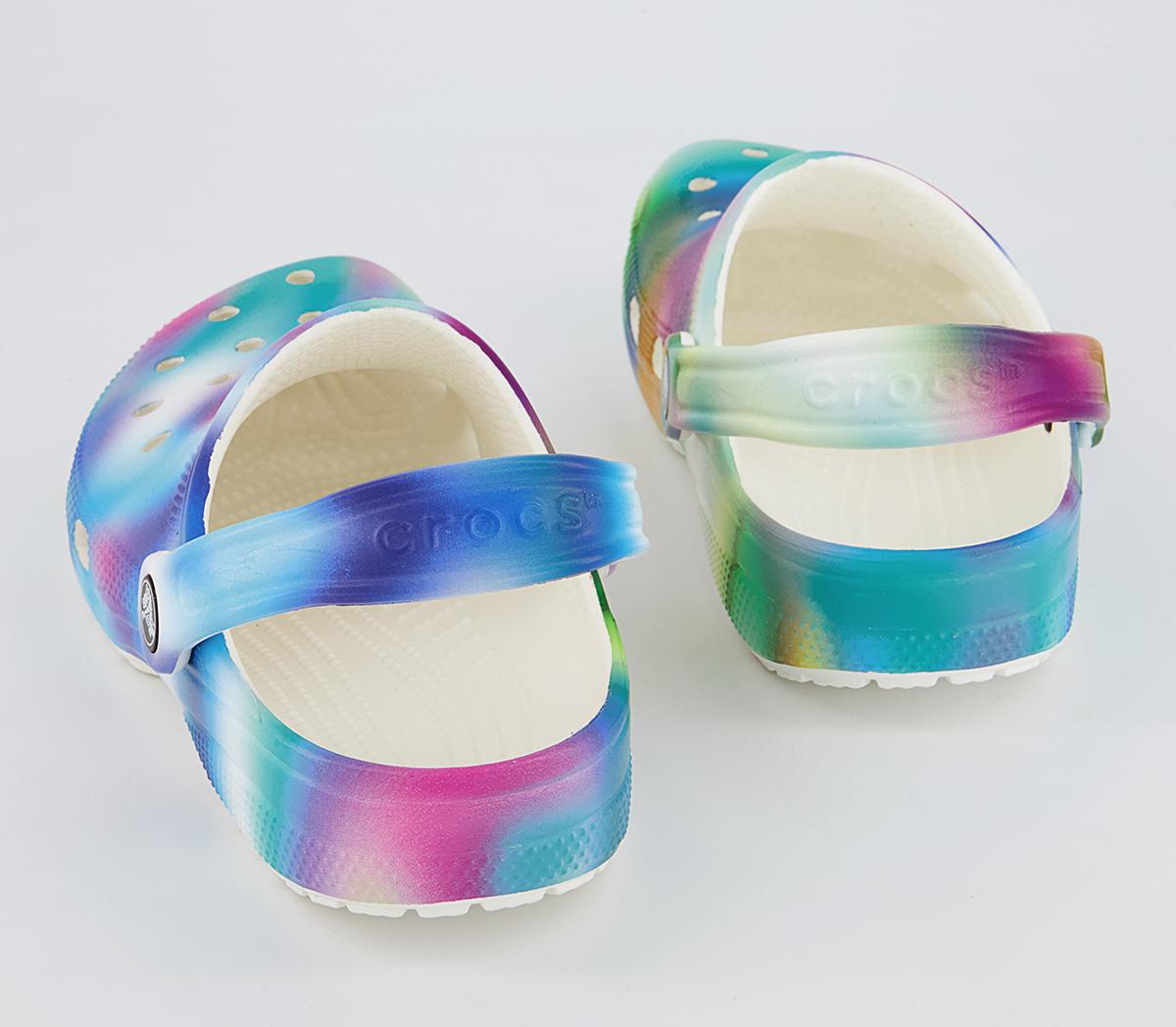 Crocs Classic Clogs Crocs Classic Clogs White Multi Solarized