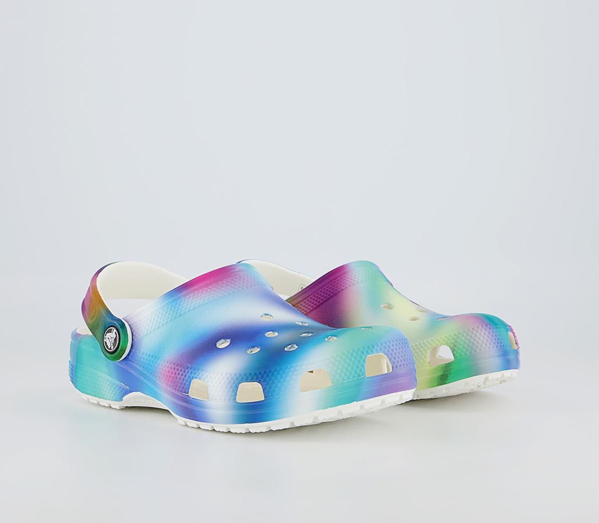 Crocs Classic Clogs Crocs Classic Clogs White Multi Solarized