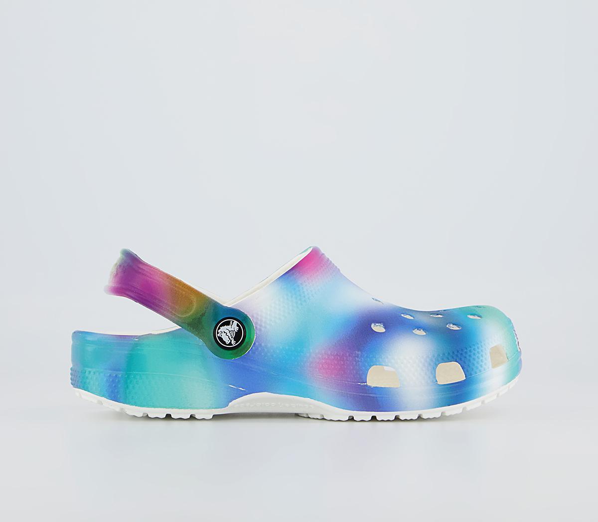 Crocs Classic Clogs Crocs Classic Clogs White Multi Solarized