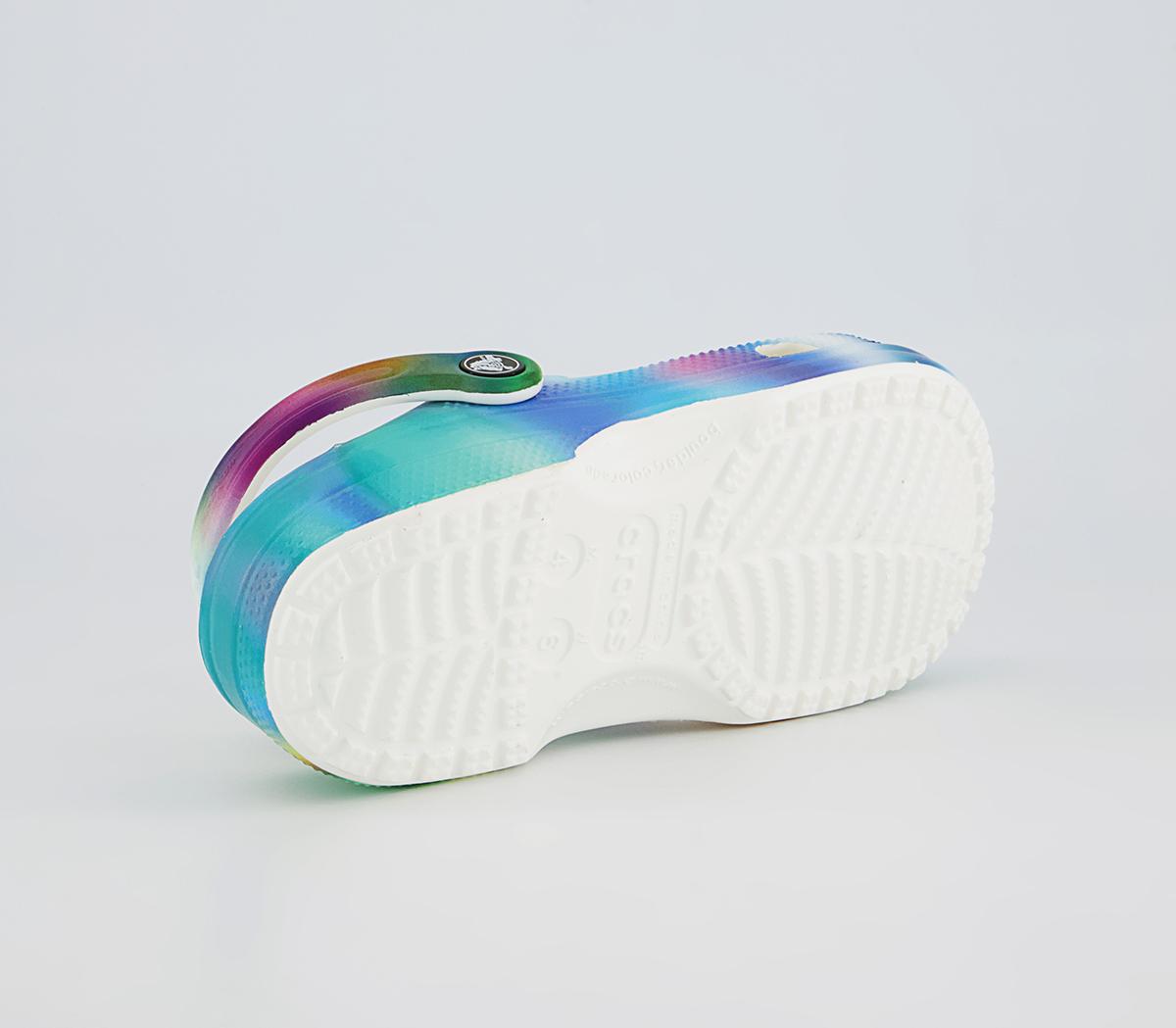 Crocs Classic Clogs Crocs Classic Clogs White Multi Solarized