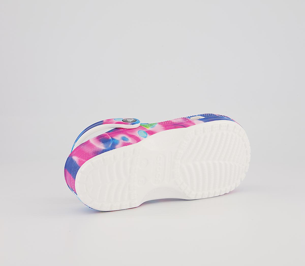 Crocs Classic Clogs Crocs Classic Clogs White Pink Solarized