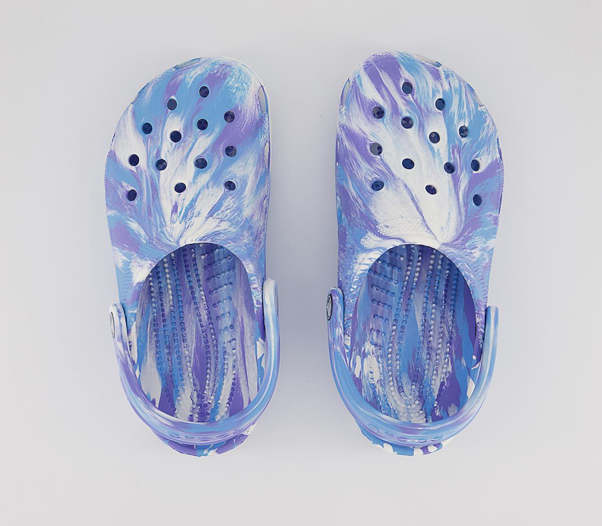 Crocs Classic Clogs Crocs Classic Clogs White Oxygen Marble
