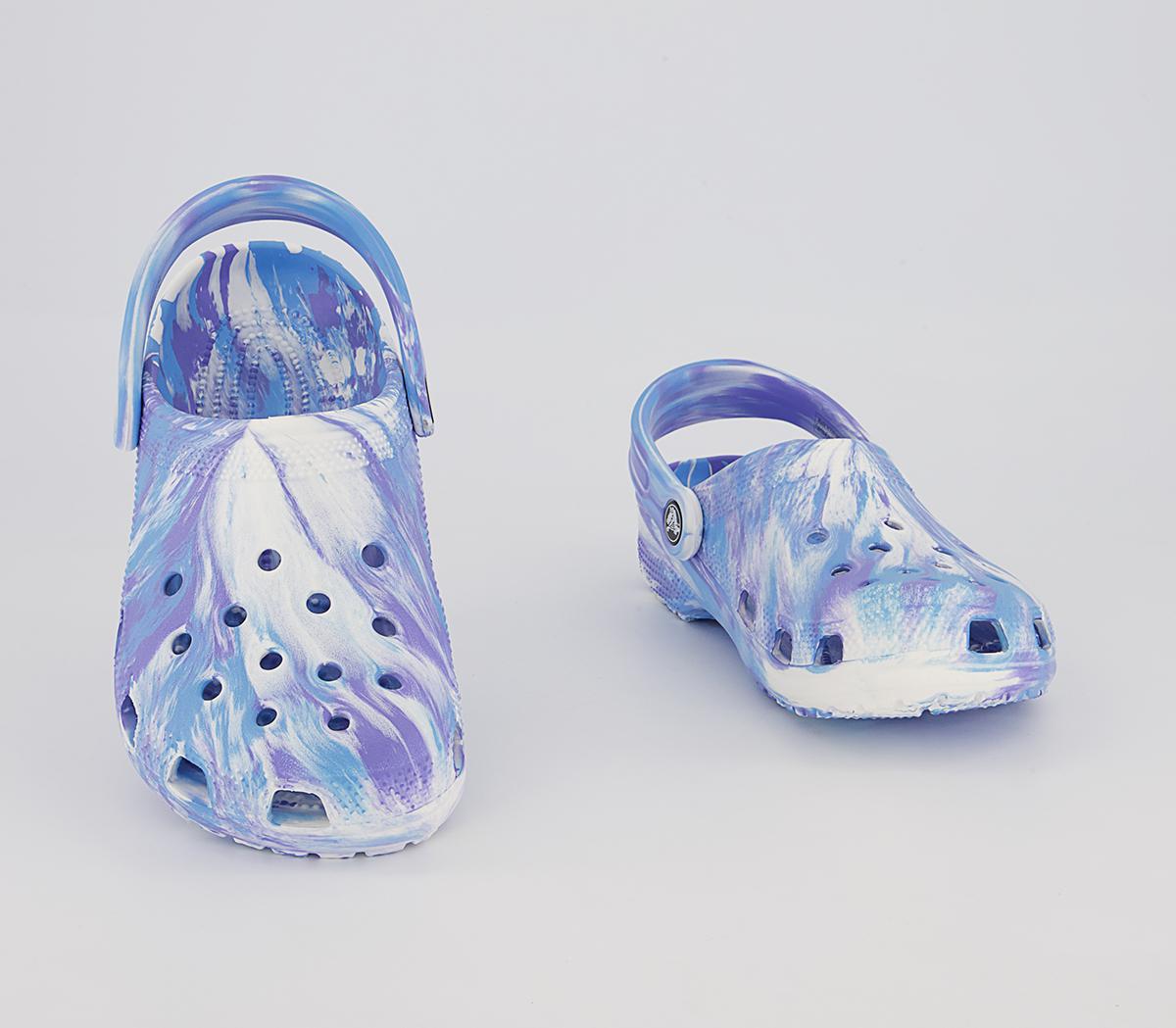 Crocs Classic Clogs Crocs Classic Clogs White Oxygen Marble