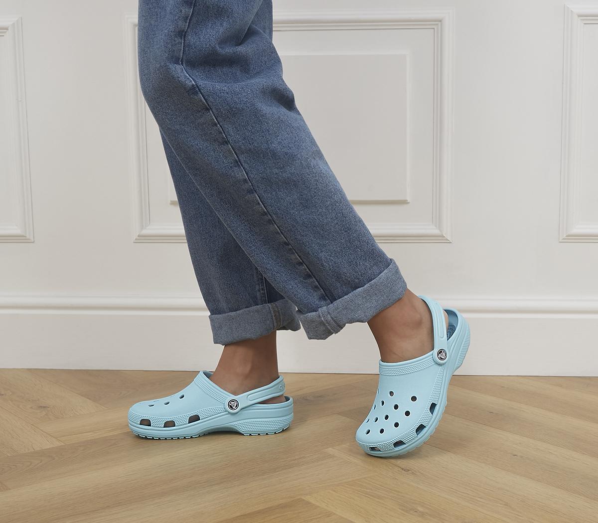 Crocs ice blue size hot sale 8