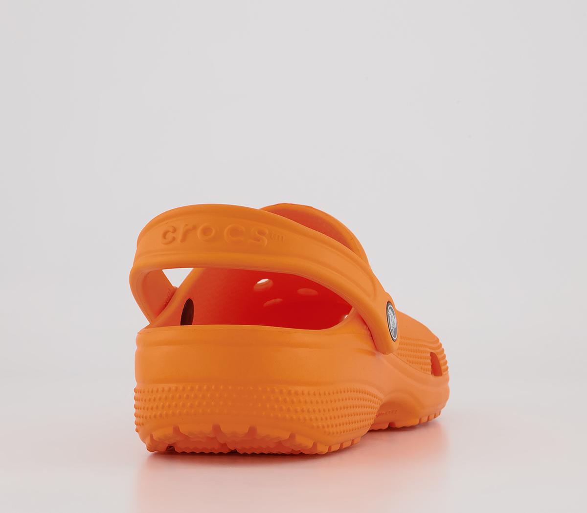 Crocs Classic Clogs Orange Zing - Flat Shoes for Women