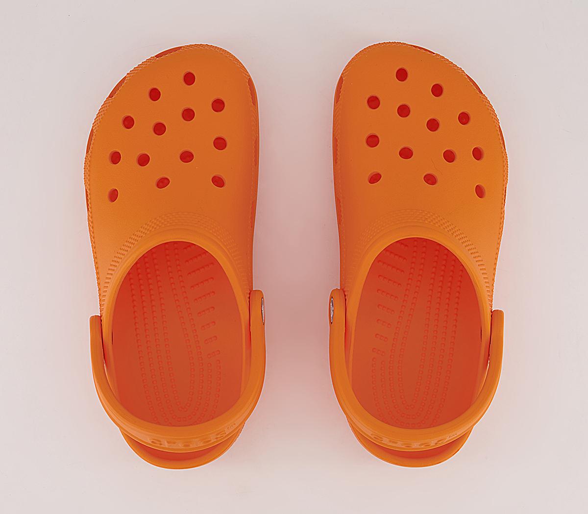 Crocs Classic Clogs Crocs Classic Clogs Orange Zing
