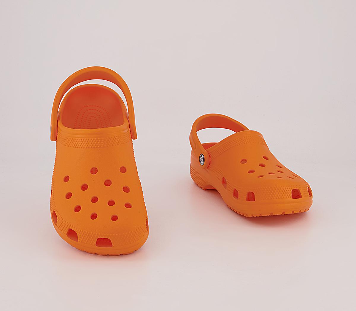 Crocs Classic Clogs Crocs Classic Clogs Orange Zing