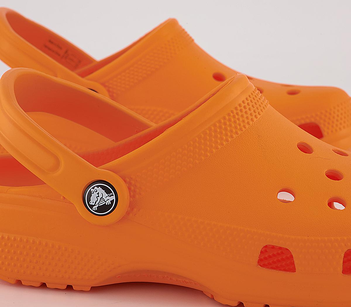 Crocs Classic Clogs Crocs Classic Clogs Orange Zing