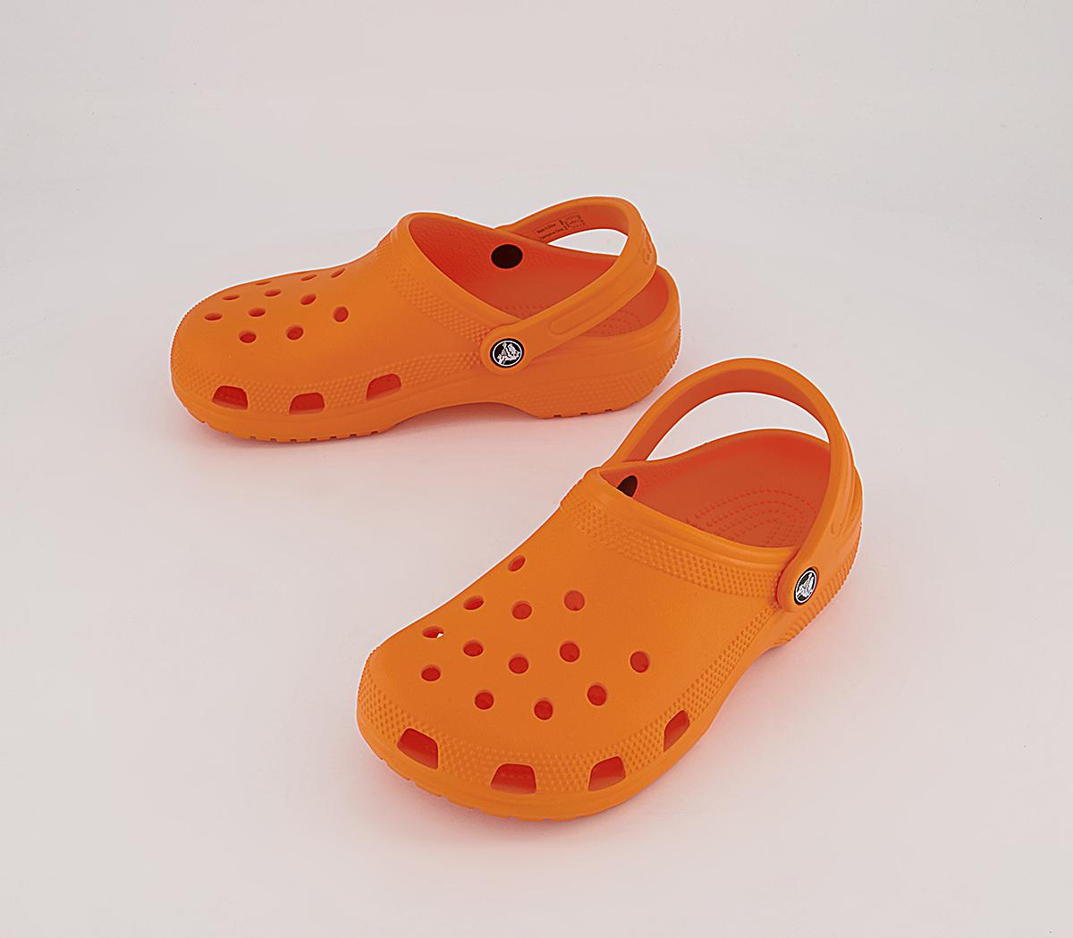 Crocs Classic Clogs Crocs Classic Clogs Orange Zing