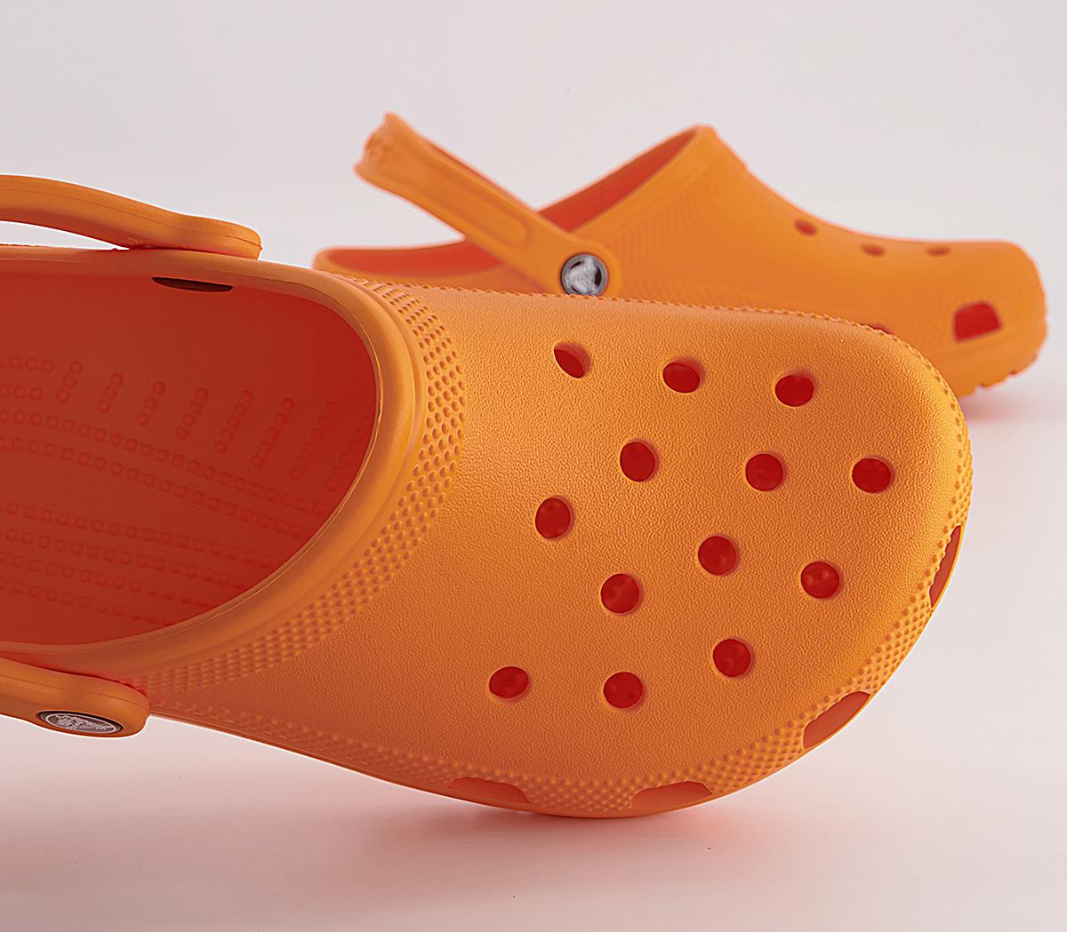 Crocs Classic Clogs Crocs Classic Clogs Orange Zing