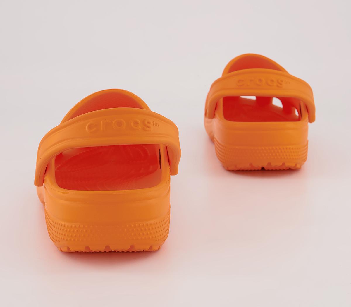 Crocs Classic Clogs Crocs Classic Clogs Orange Zing