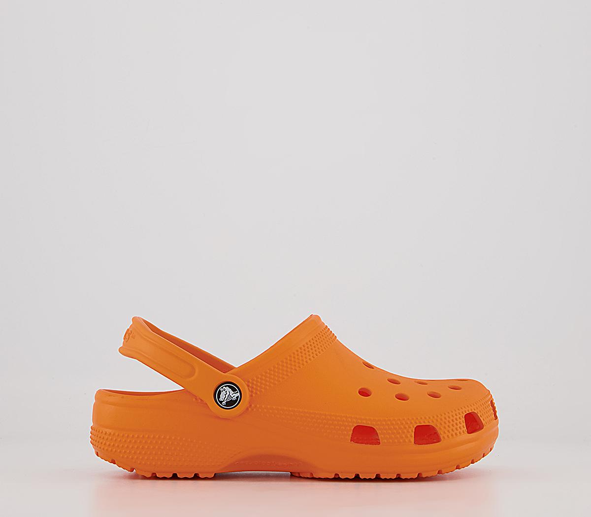 Crocs Classic Clogs Crocs Classic Clogs Orange Zing
