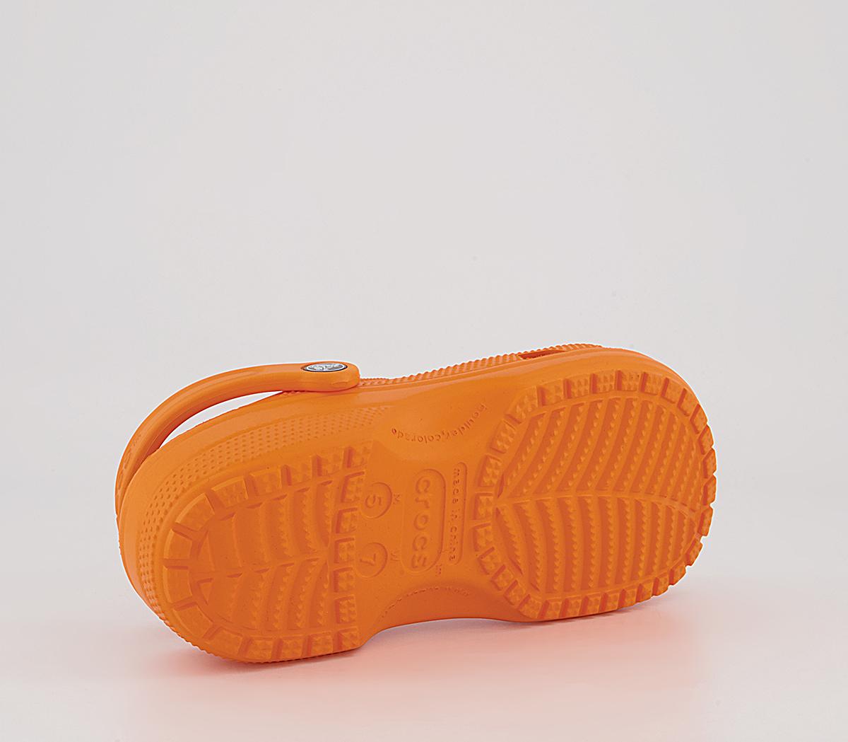 Crocs Classic Clogs Crocs Classic Clogs Orange Zing