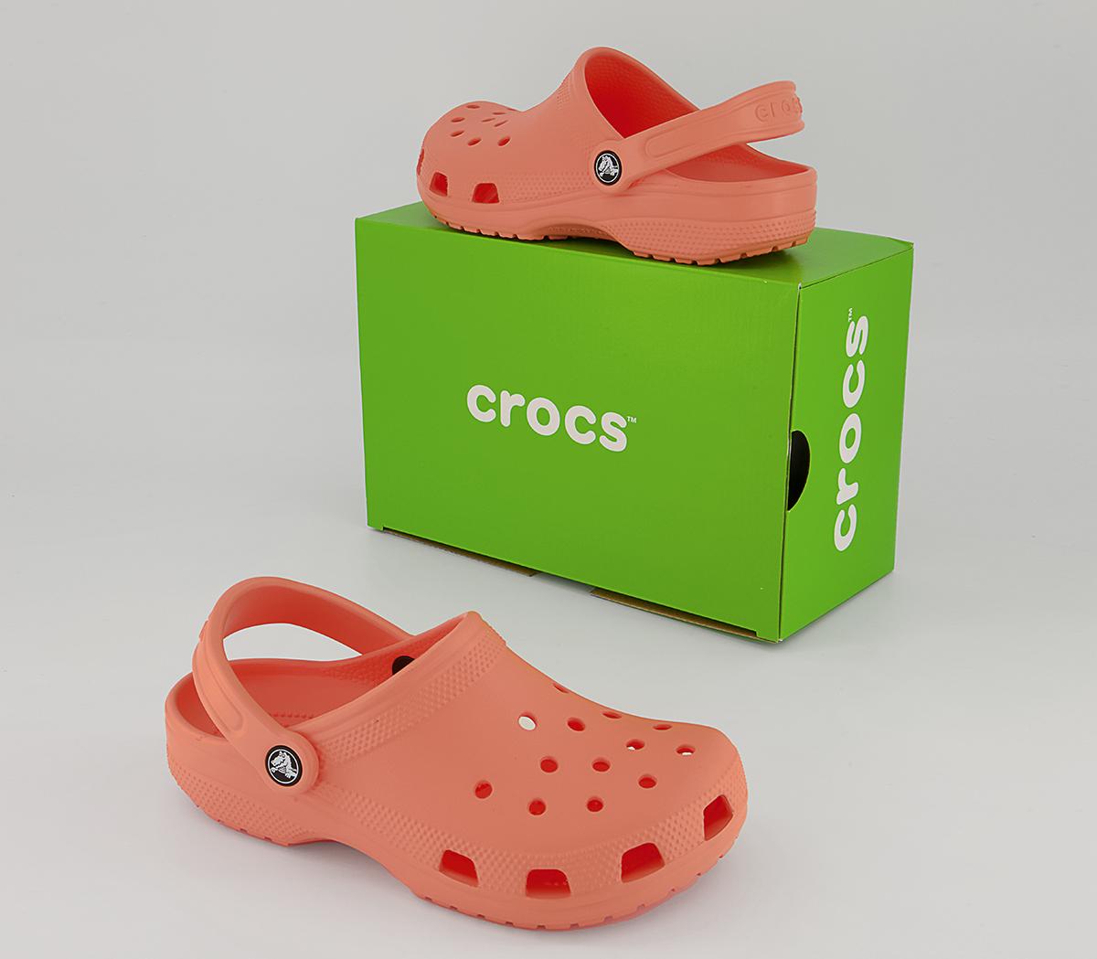 Crocs Classic Clogs Papaya - Flat Shoes for Women