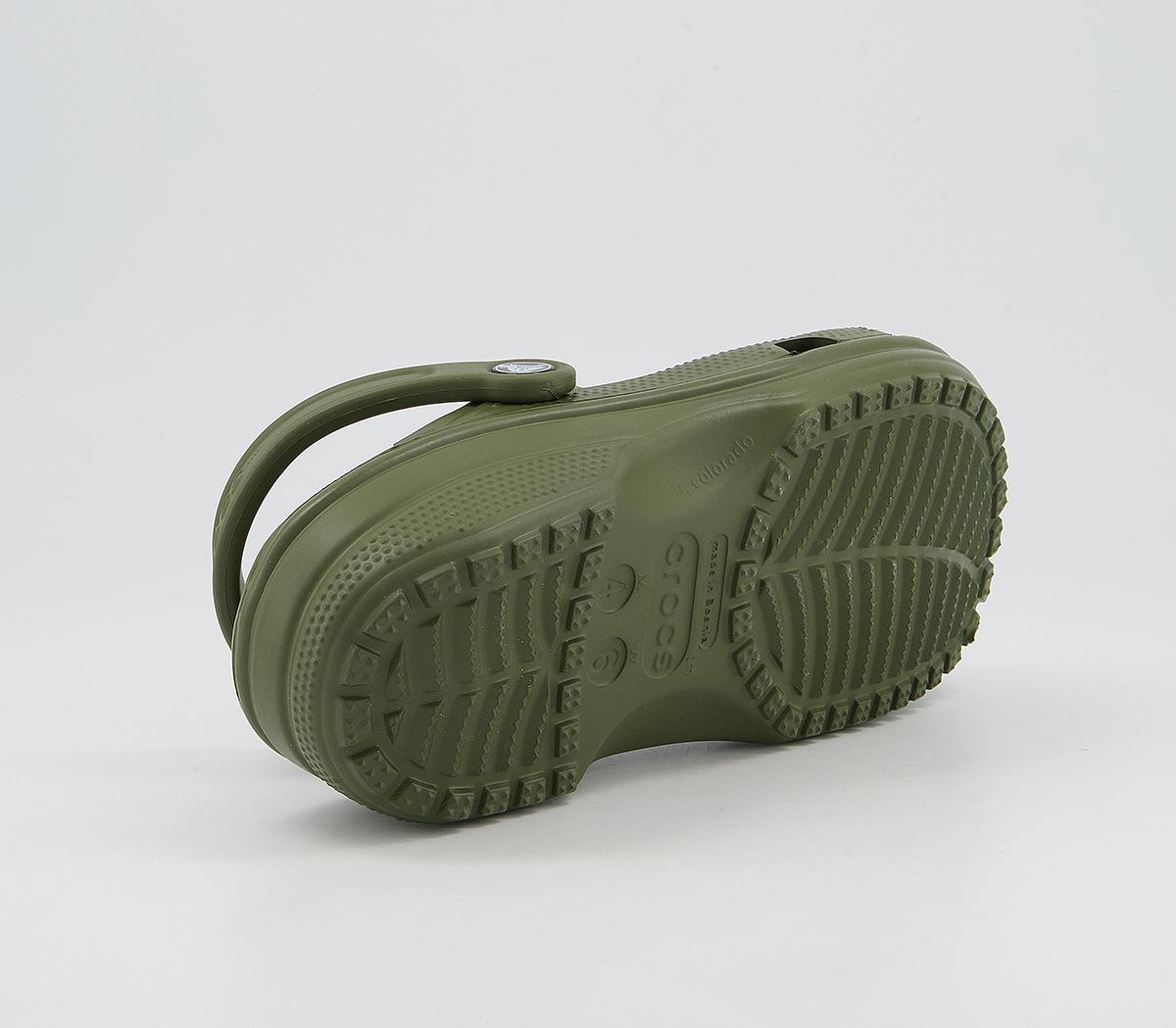 Crocs Classic Clogs Crocs Classic Clogs Army Green