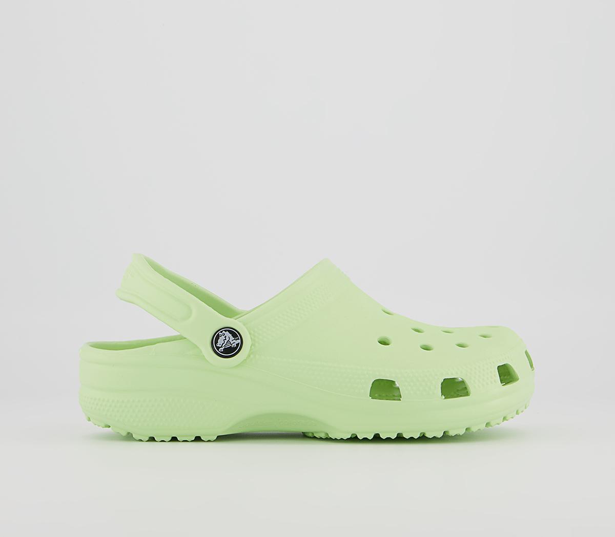 Light discount green crocs