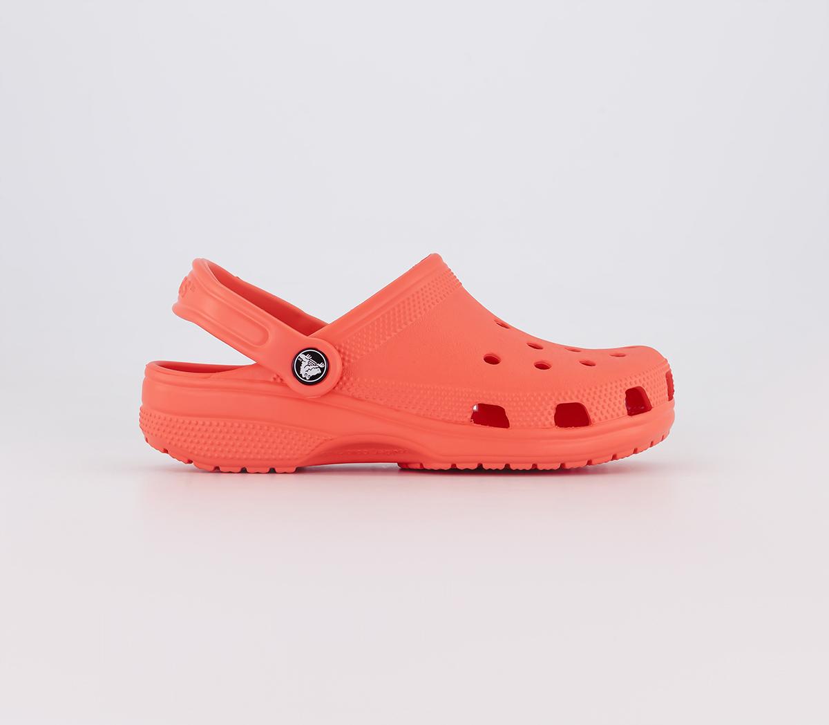 Crocs Classic Clogs Neon Watermelon - Flat Shoes for Women