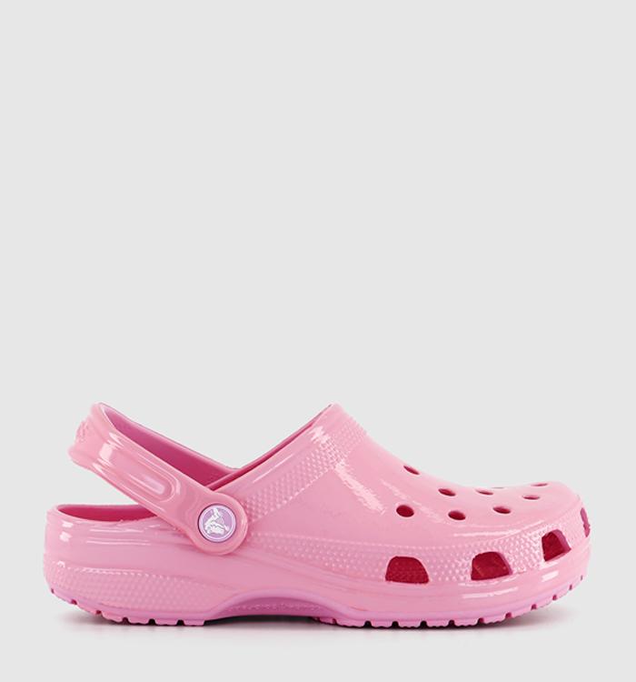 Crocs Classic Clogs High Shine Pink Tweed