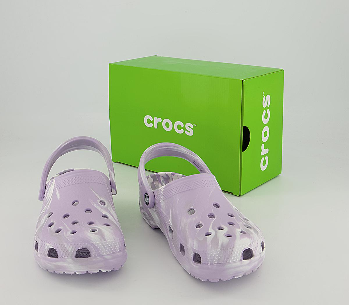 Crocs Classic Clogs Crocs Classic Clogs Lavender Multi
