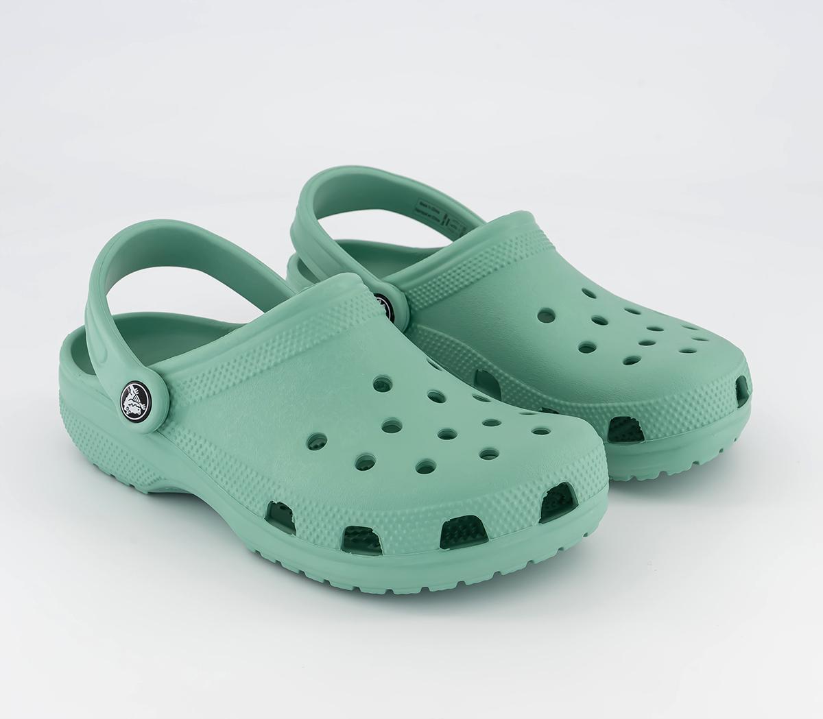 Crocs Classic Clogs Jade Stone - Flat Shoes for Women