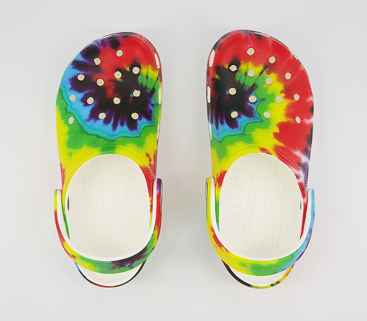 Crocs Classic Clogs Crocs Classic Clogs Tie Dye Multi