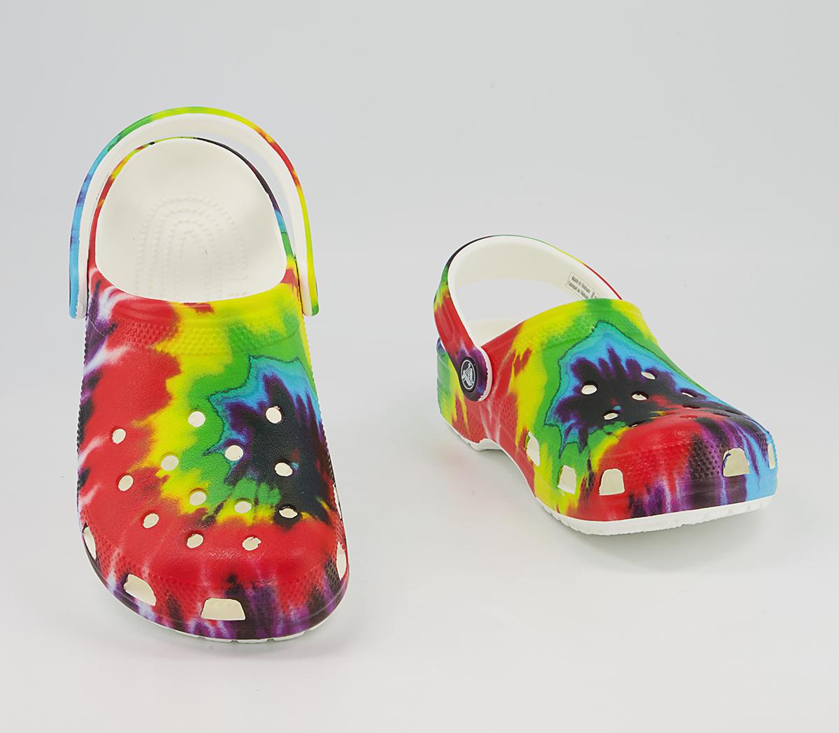 Crocs Classic Clogs Crocs Classic Clogs Tie Dye Multi