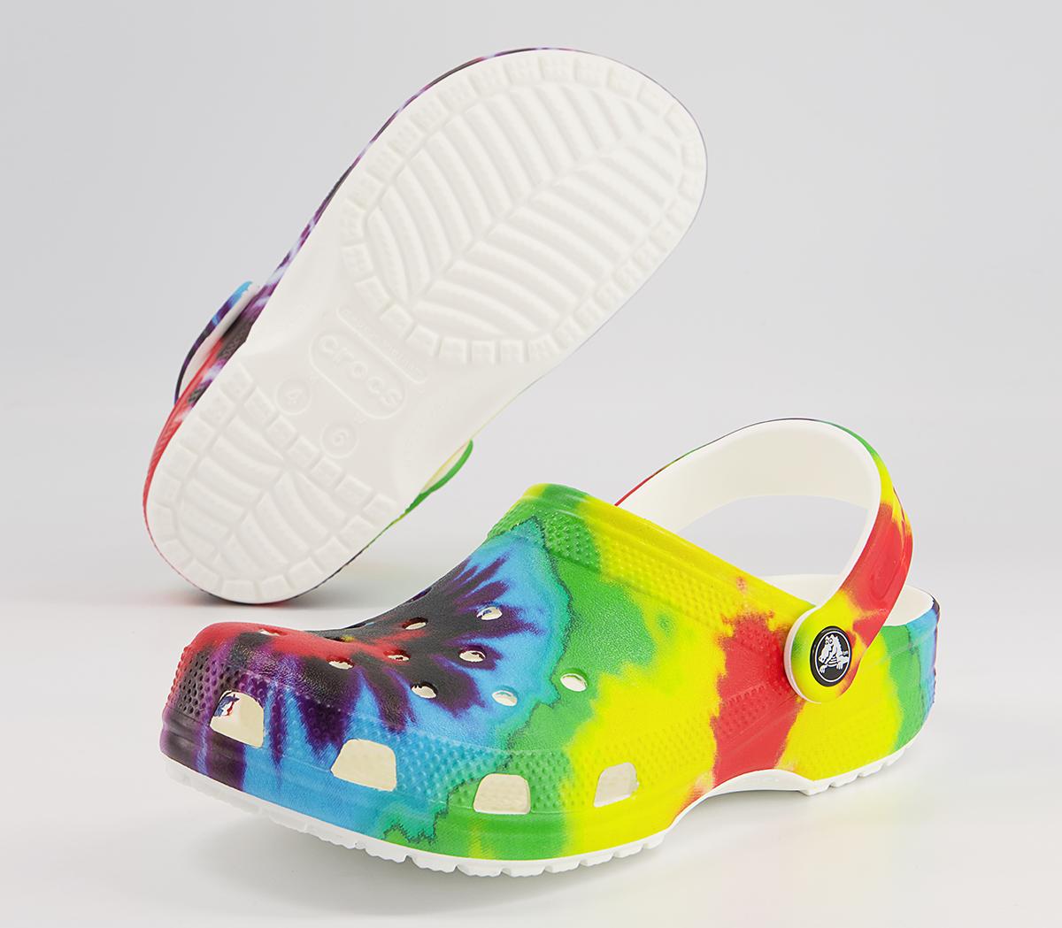 Crocs Classic Clogs Crocs Classic Clogs Tie Dye Multi