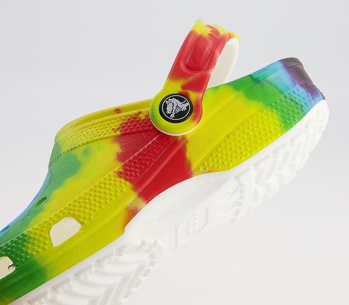 Crocs Classic Clogs Crocs Classic Clogs Tie Dye Multi