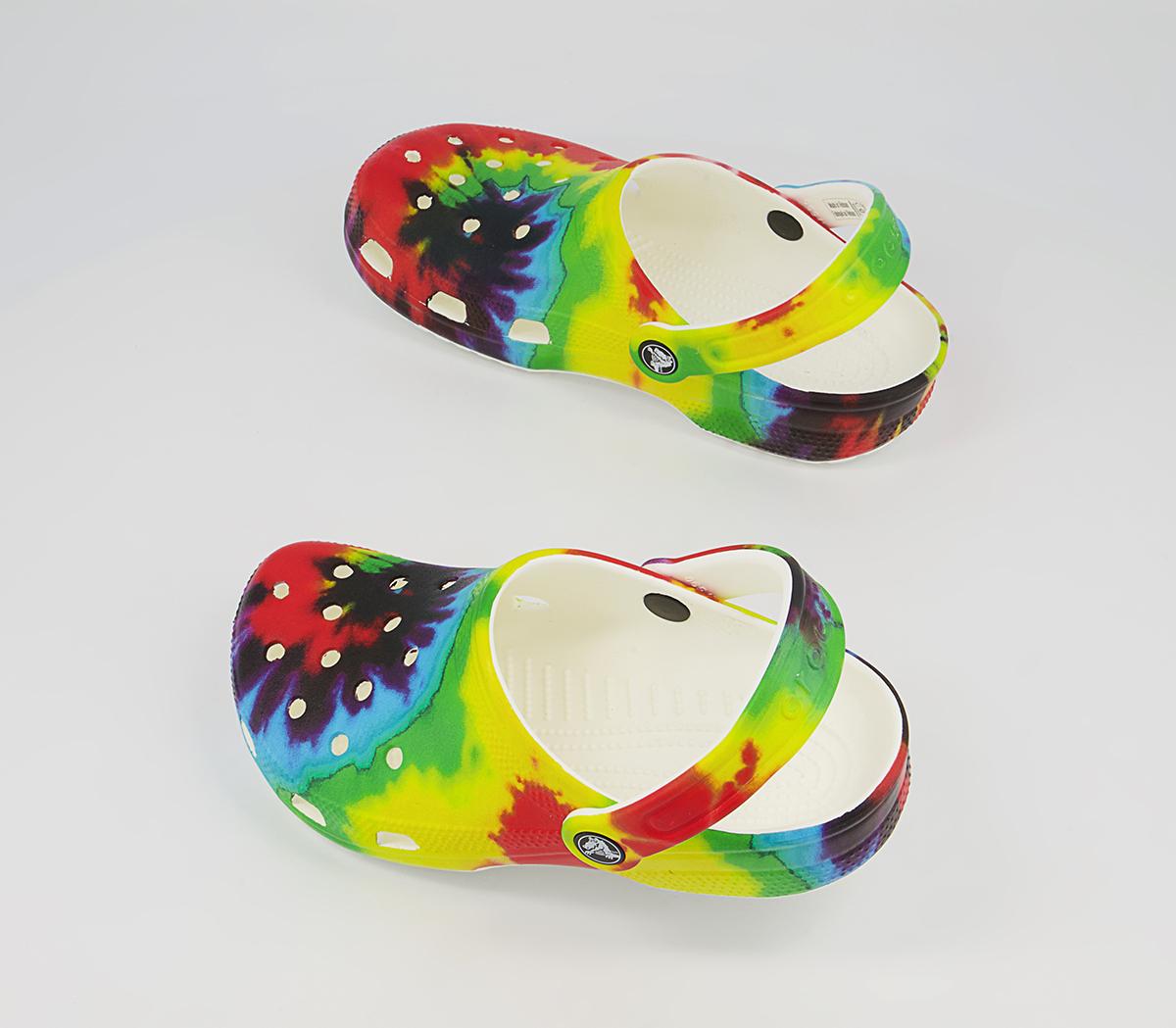 Crocs Classic Clogs Crocs Classic Clogs Tie Dye Multi