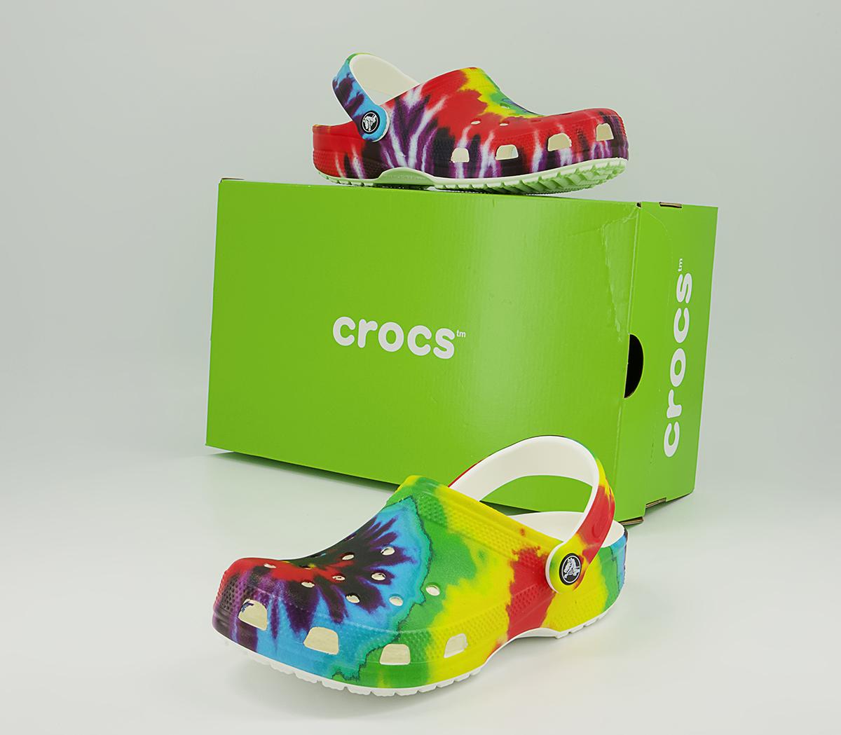 Crocs Classic Clogs Crocs Classic Clogs Tie Dye Multi