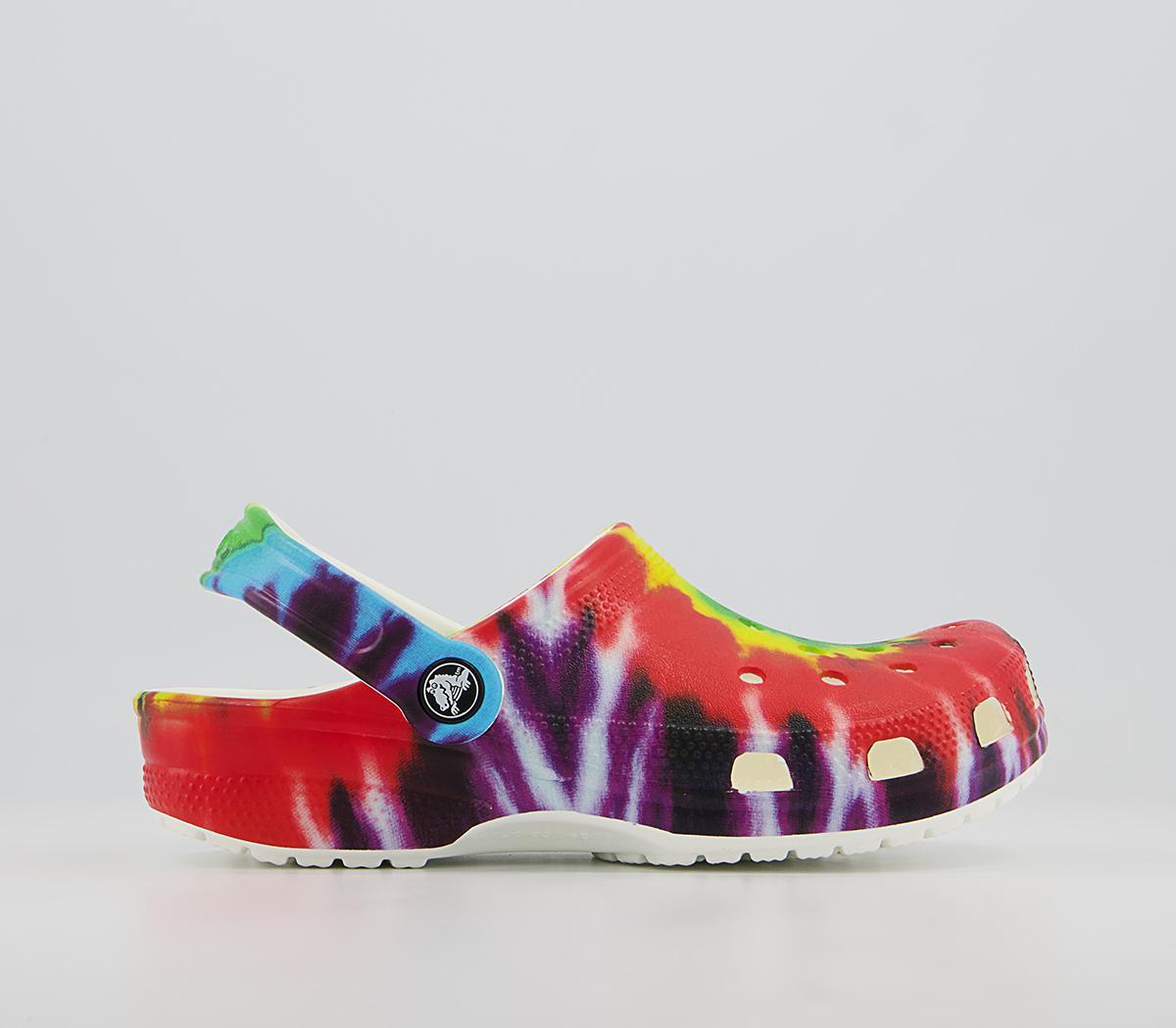 Crocs Classic Clogs Crocs Classic Clogs Tie Dye Multi