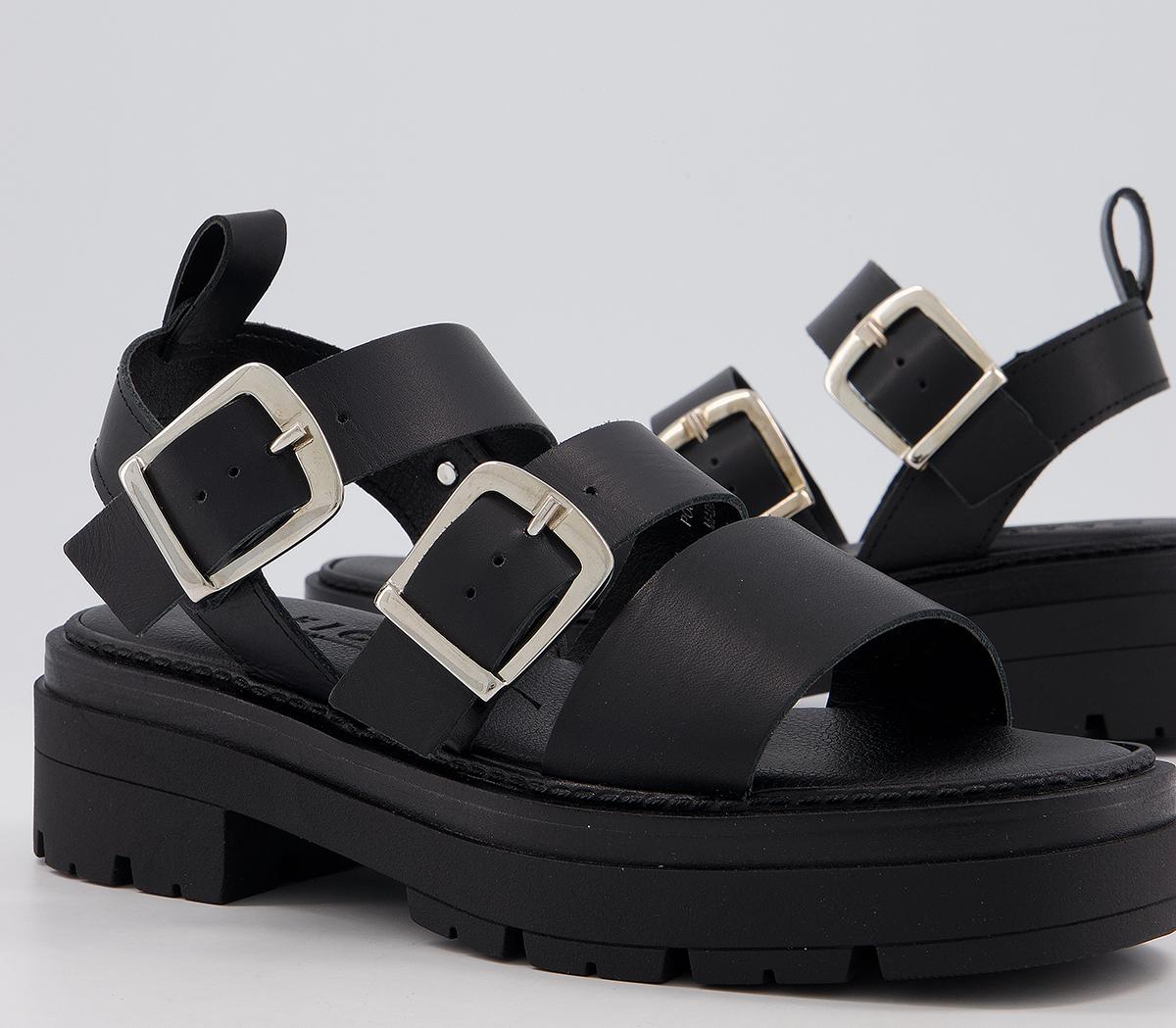 chunky buckle sandals