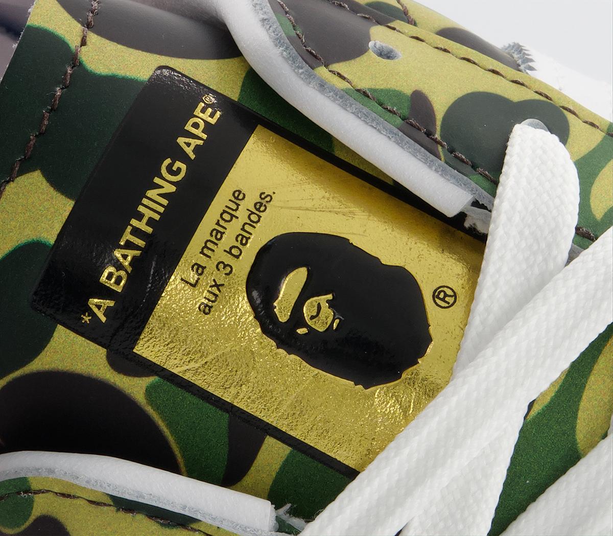 adidasBape Superstar 80s TrainersGreen Camo White