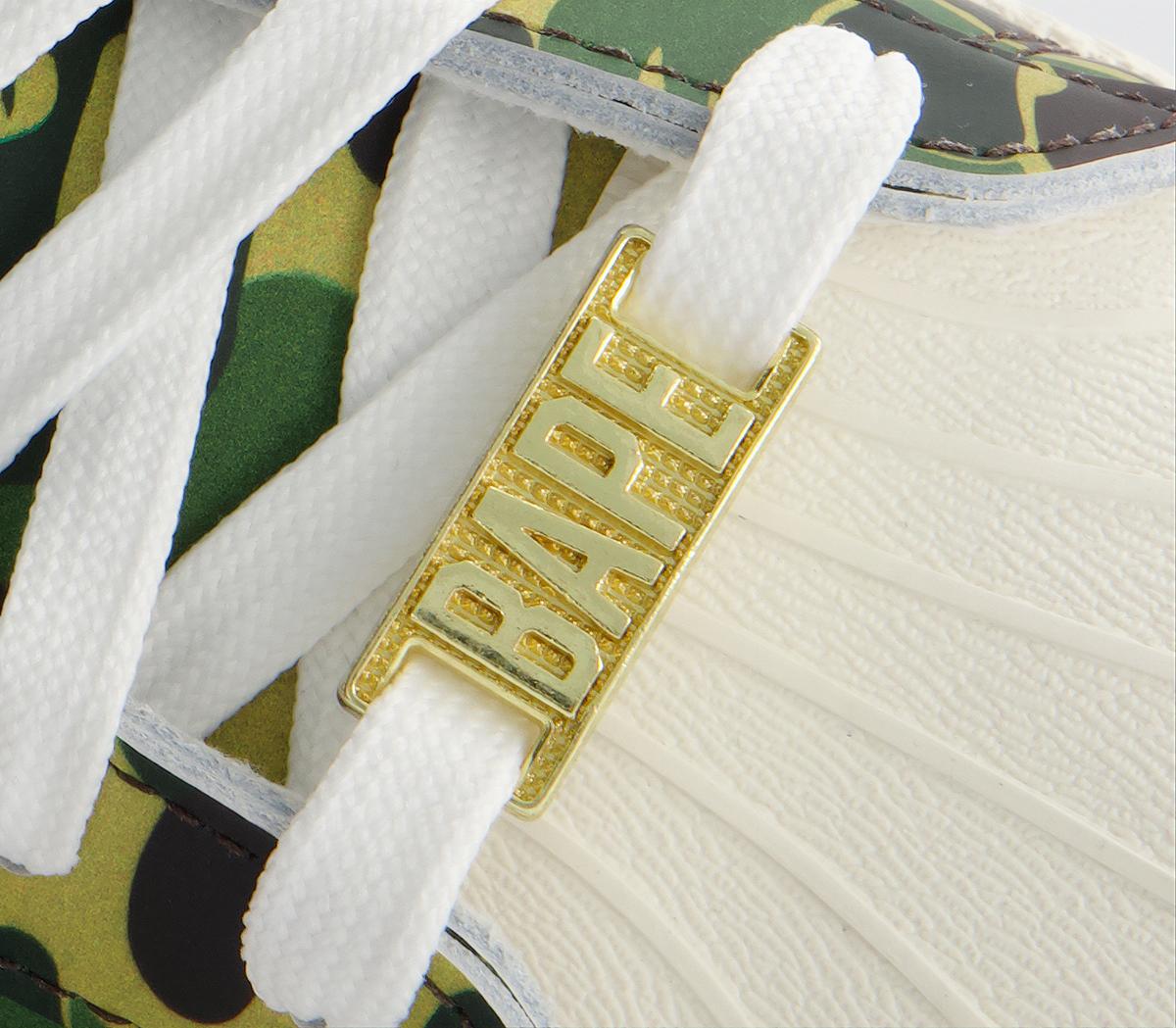 adidasBape Superstar 80s TrainersGreen Camo White