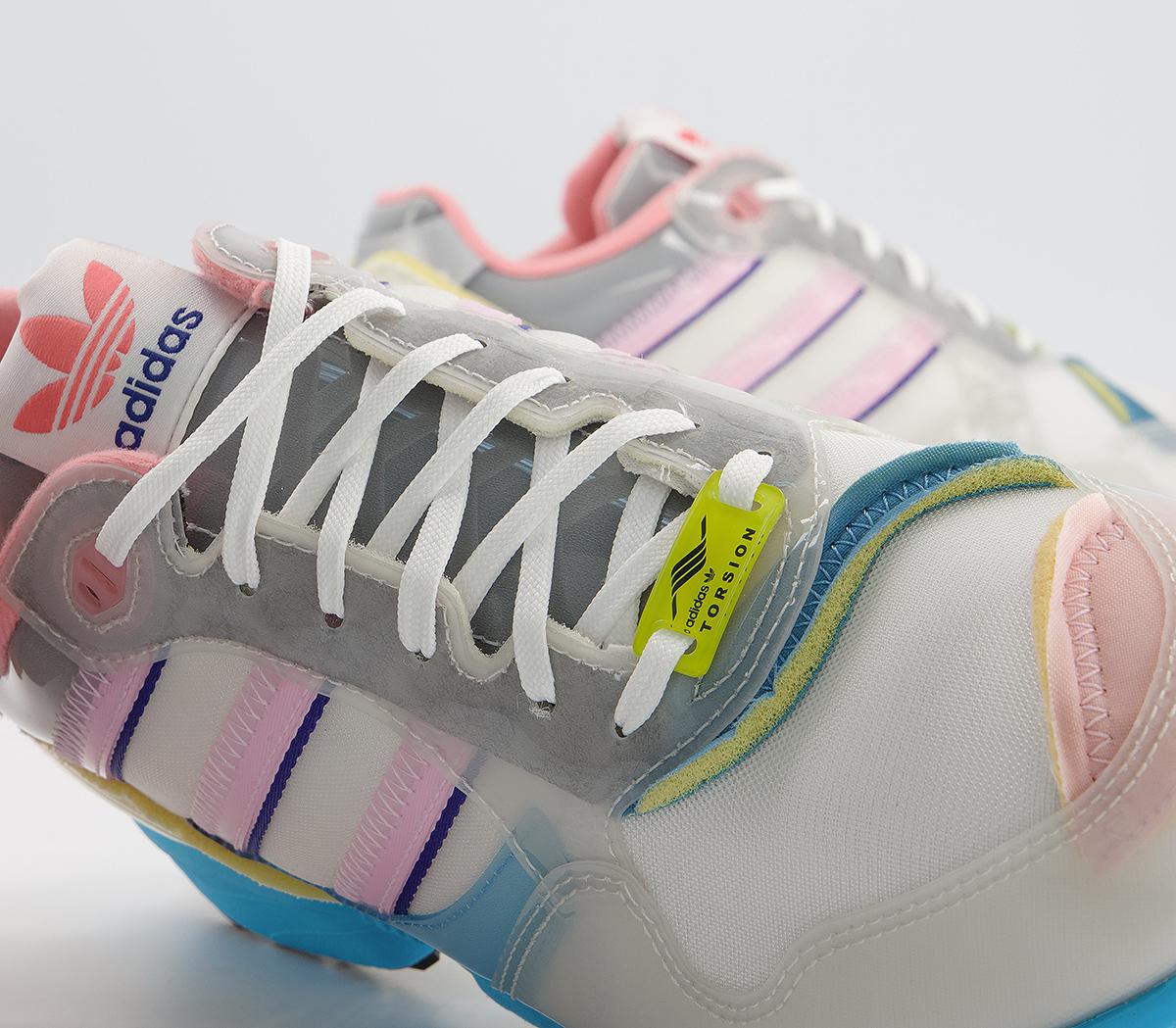 adidasXz0006 Inside Out TrainersOrbit Grey Clear Pink Core Black