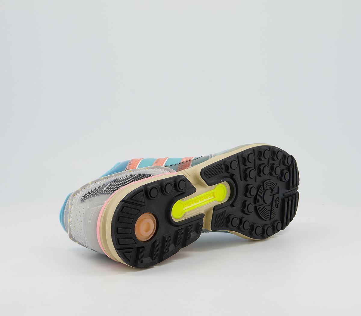 adidas Xz0006 Inside Out Trainers adidas Xz0006 Inside Out Trainers Bright Cyan Chalk Coral
