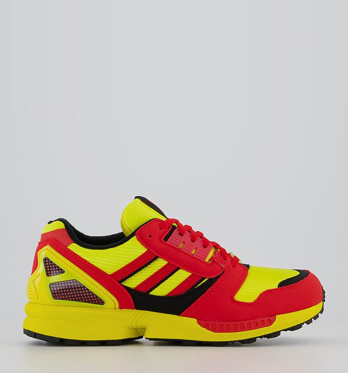 adidas Consortium Zx 8000 Trainers Yellow Black Red