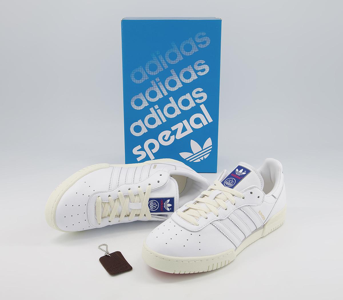 adidas Burnden Spzl Trainers White - Men's Terrace Trainers
