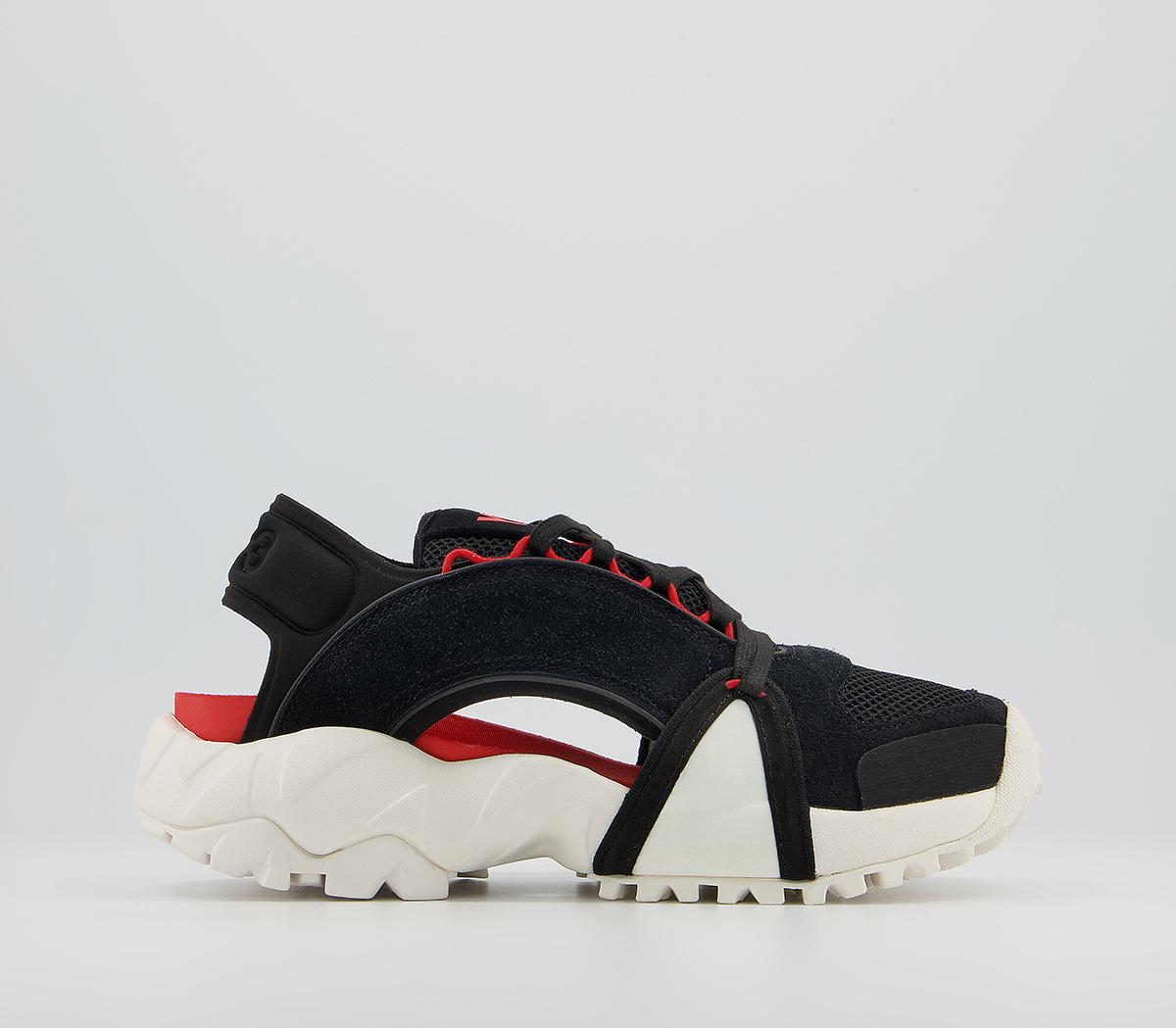 adidas Y-3Y-3 Notoma SandalsBlack Chalk White Red