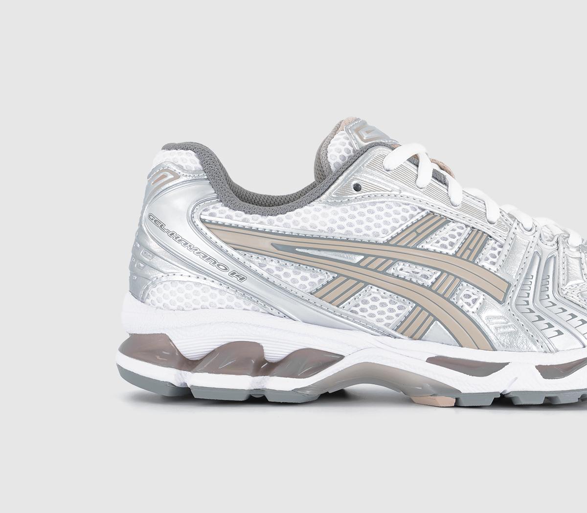 ASICS GEL-Kayano 14 Trainers White Moon Rock - Men's Trainers