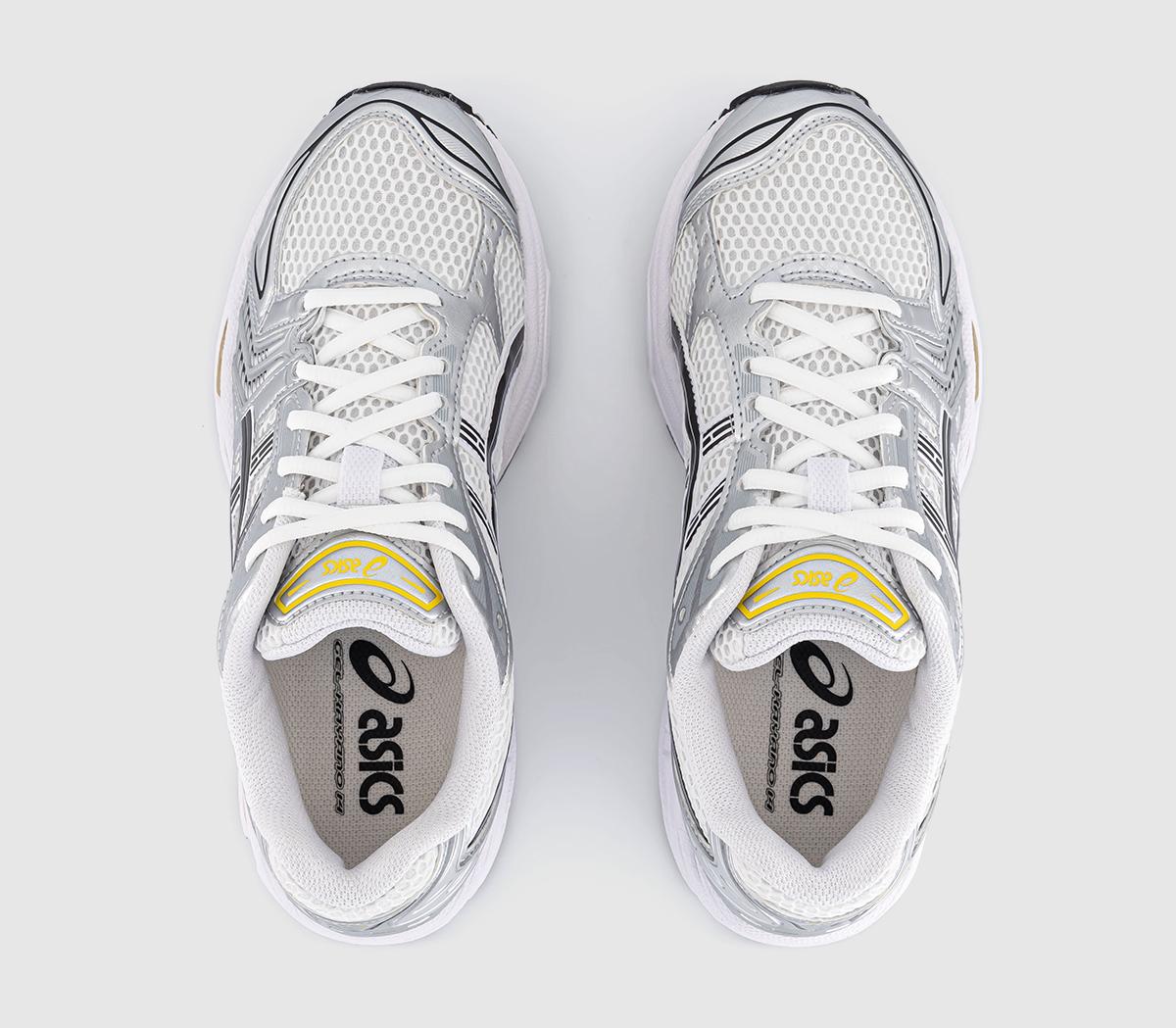 ASICS Gel-kayano 14 Trainers White Taichi Yellow - Women's Trainers