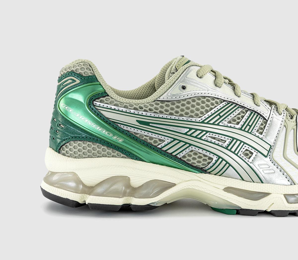ASICSGel-Kayano 14 TrainersDried Leaf Green Pure Silver